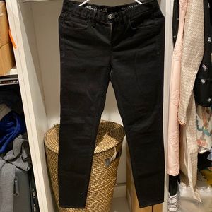Madewell black skinny skinny ankle jeans